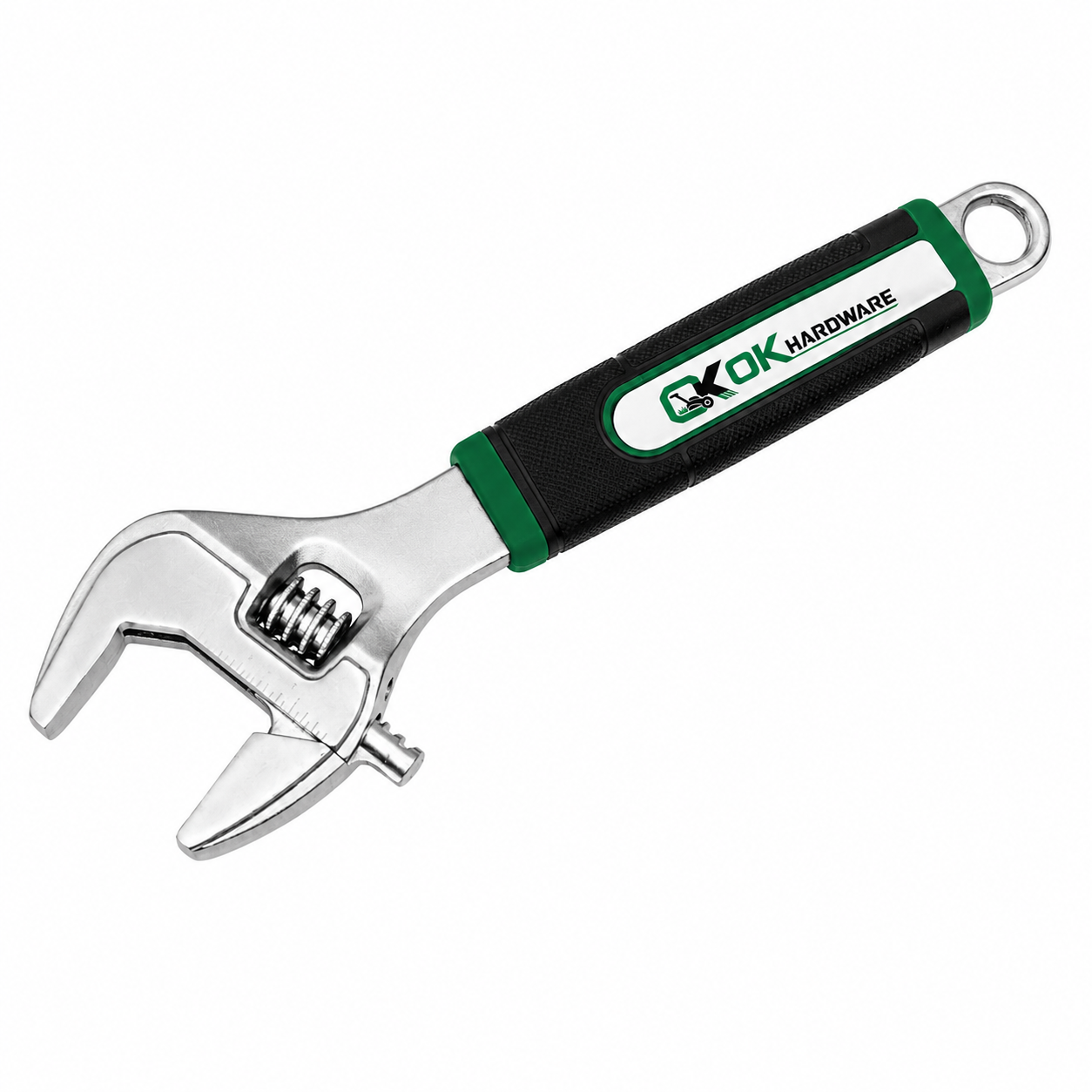 OKHardware Professional Adjustable Wrench with Non-Slip Grip (2) OKHardware Professional Adjustable Wrench with Non-Slip Grip - Image 1